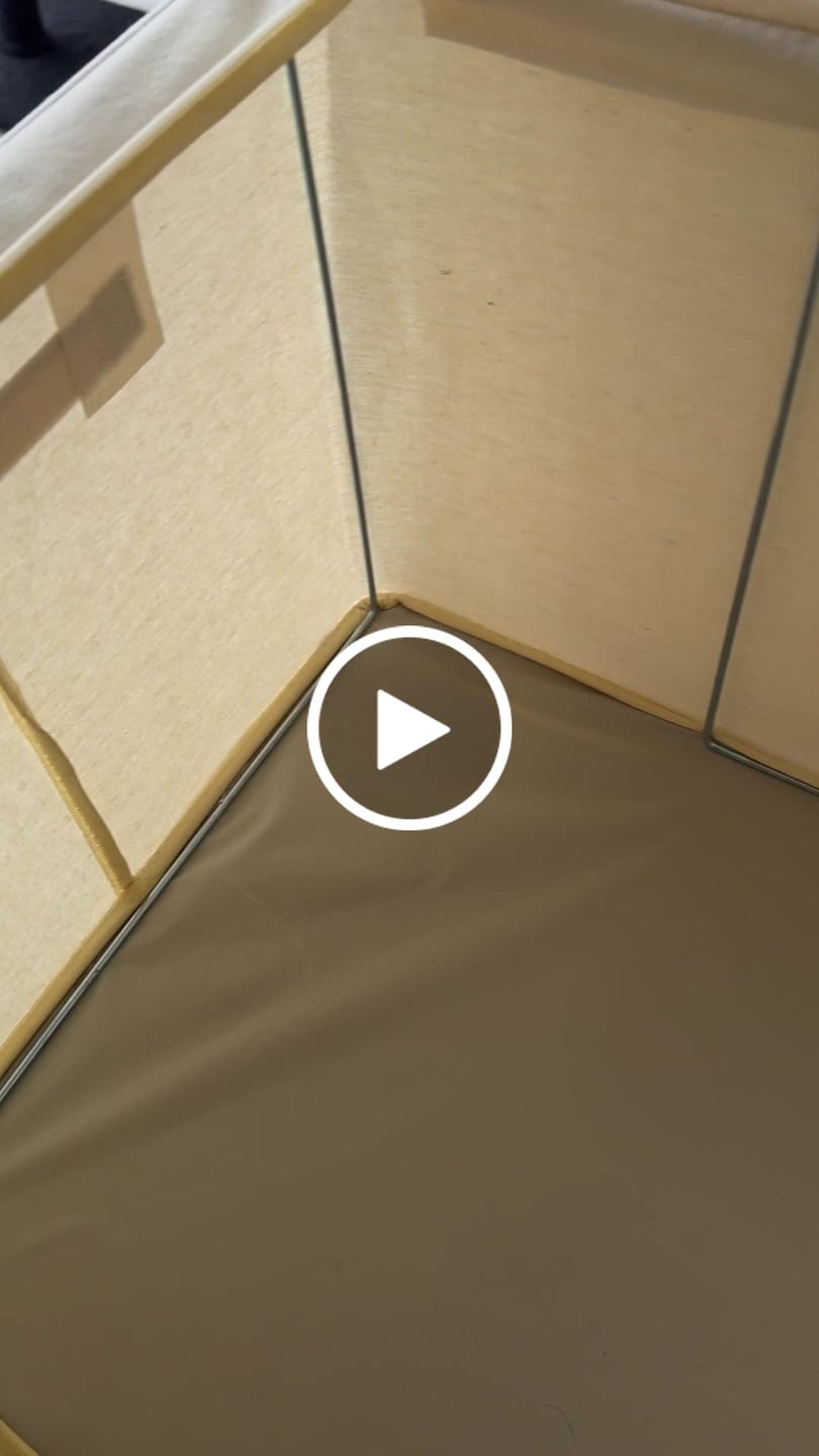 Customer video review of Caja Organizadora de Tela Diseño Estructural Milhome