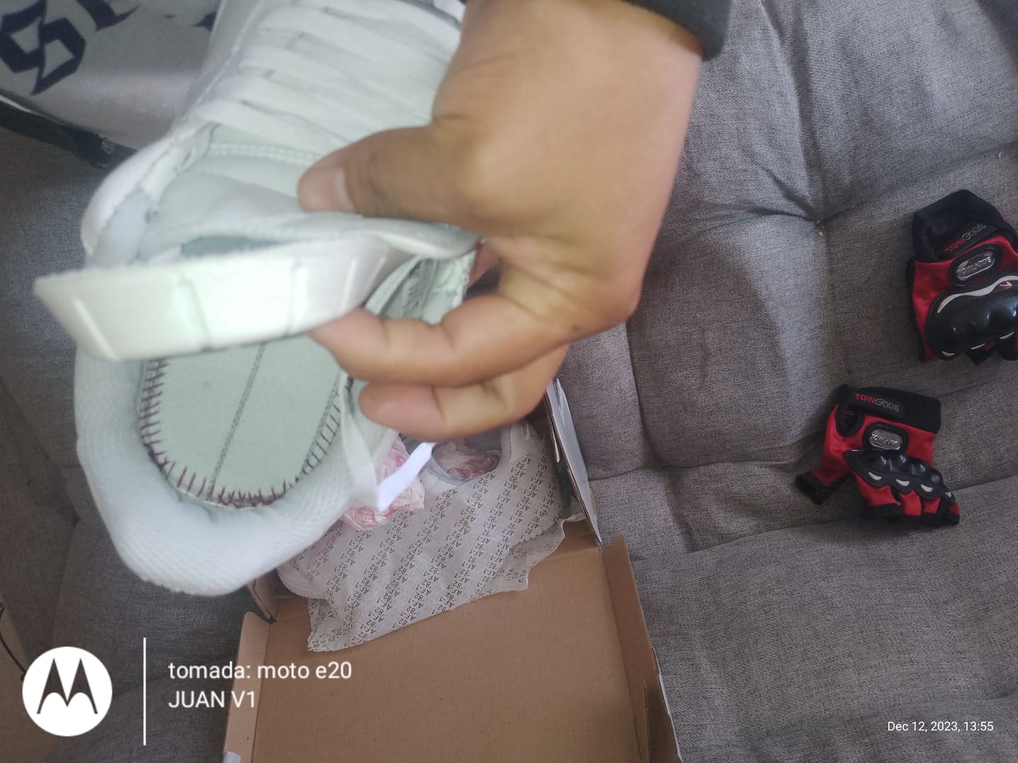 Customer photo review of Tenis Air Force 1 Blanco Total Piel 1.1