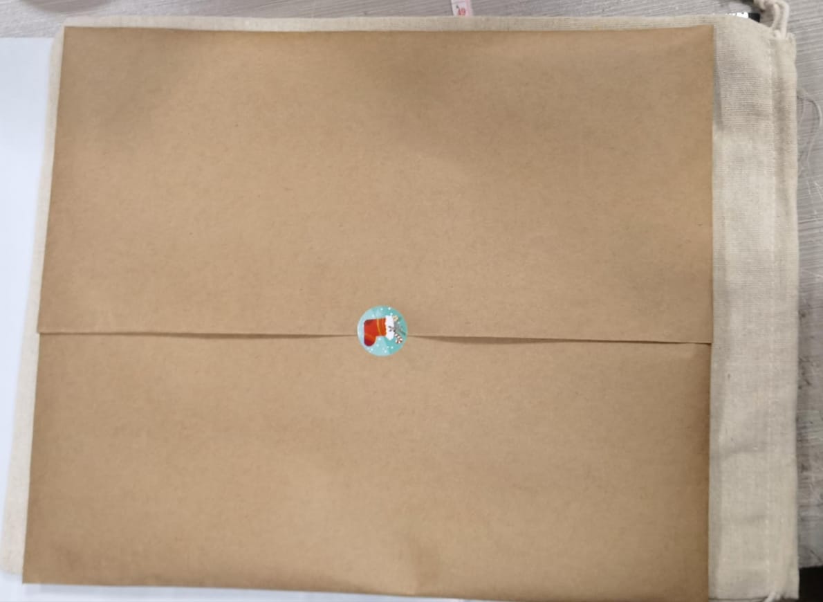Customer photo review of 名前入り☆商店風☆小銭収納バッグ 四角