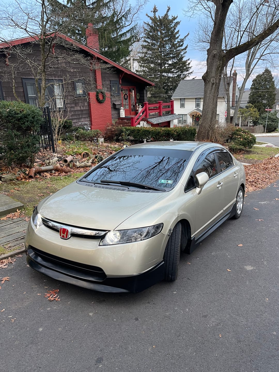 Customer photo review of 2006-11 Honda Civic Sedan Window Visors Wind Deflectors Rain Guards