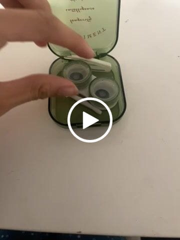 Customer video review of Linn's Dollie Darknight Black Contact Lenses(12 months of use)