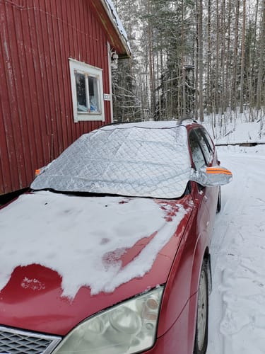 Customer photo review of Auton suojapeite, magneettinen