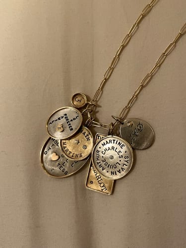 Customer photo review of 2.9mm Solid 14k Gold Link Chain