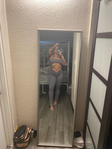 Customer photo review of Grey Flare Pant Set