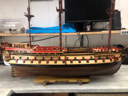 Reseña con foto de un cliente sobre HMS Victory
