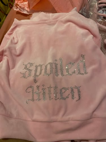 Customer photo review of (Pre-order)Tiana Set 2.0 Baby Pink Luxe Velour Tracksuit