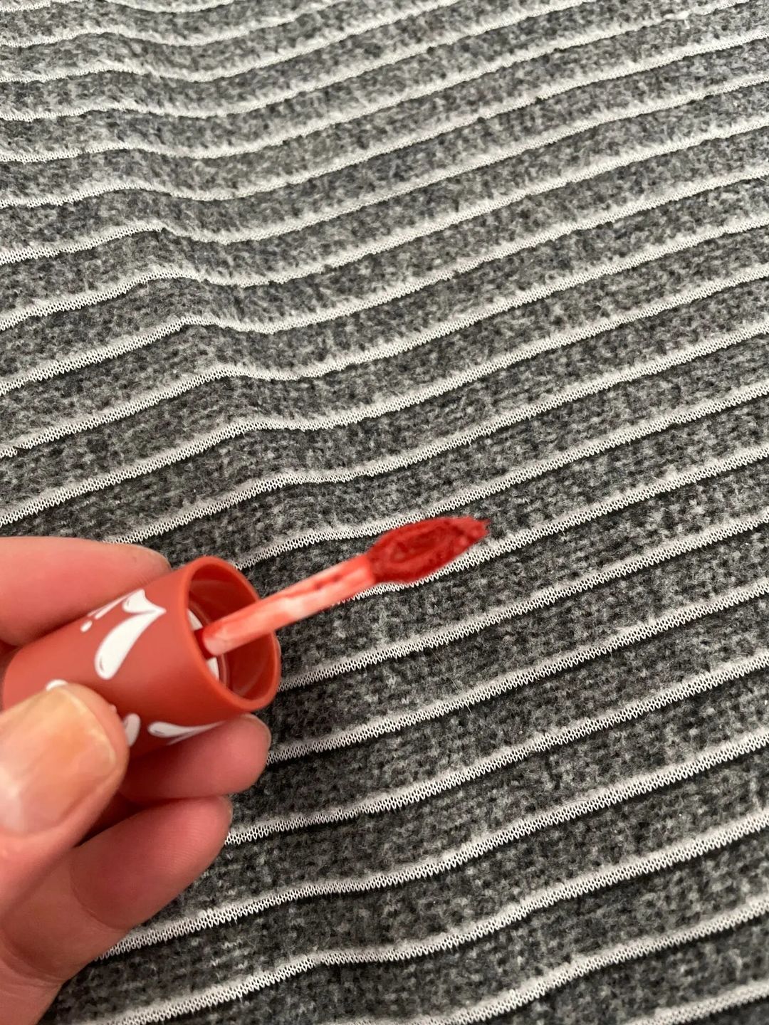 Customer photo review of O.TWO.O LIP AND CHEEK MUD