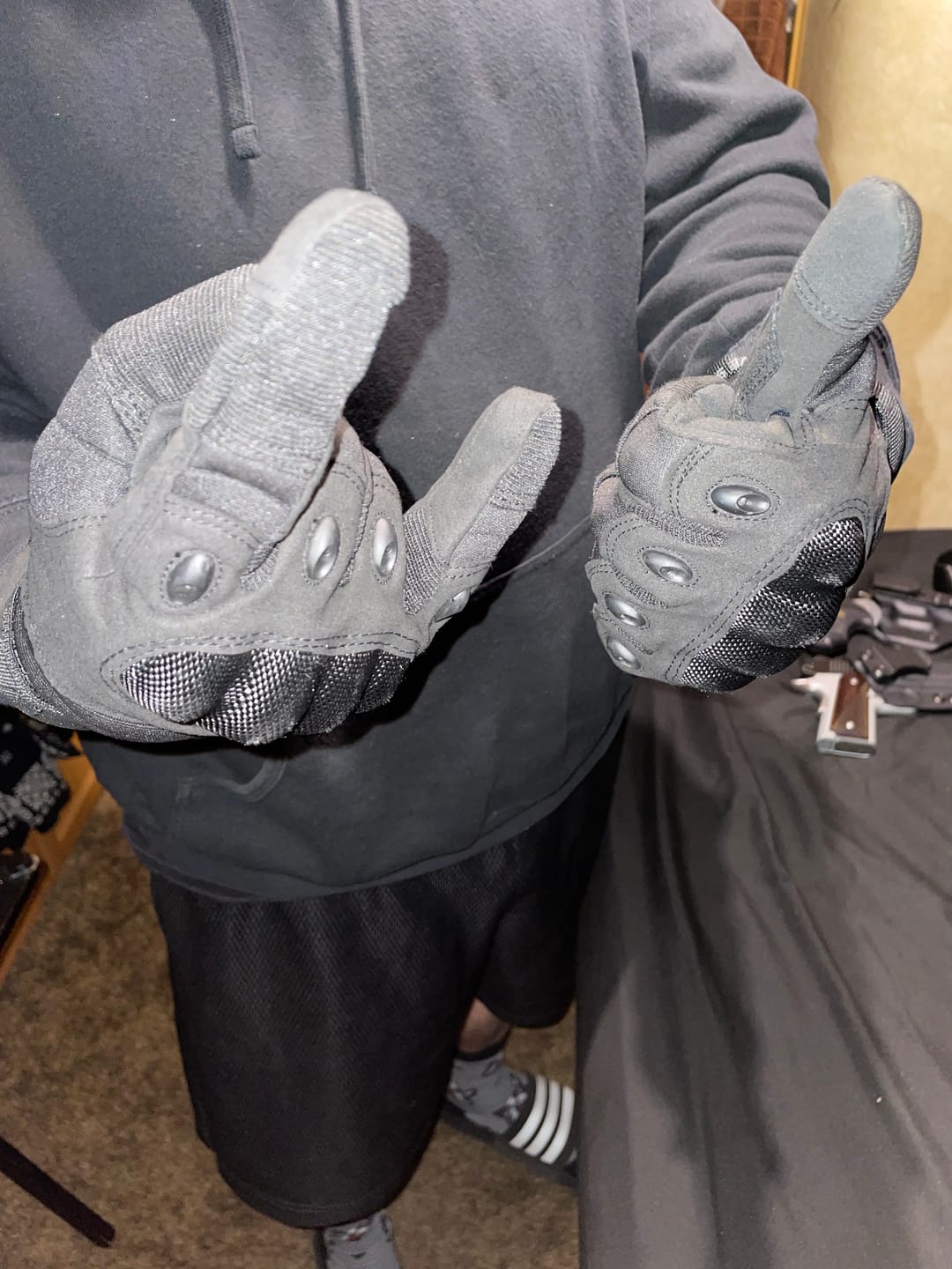 Customer photo review of The Combat - Black - 1 Pair
