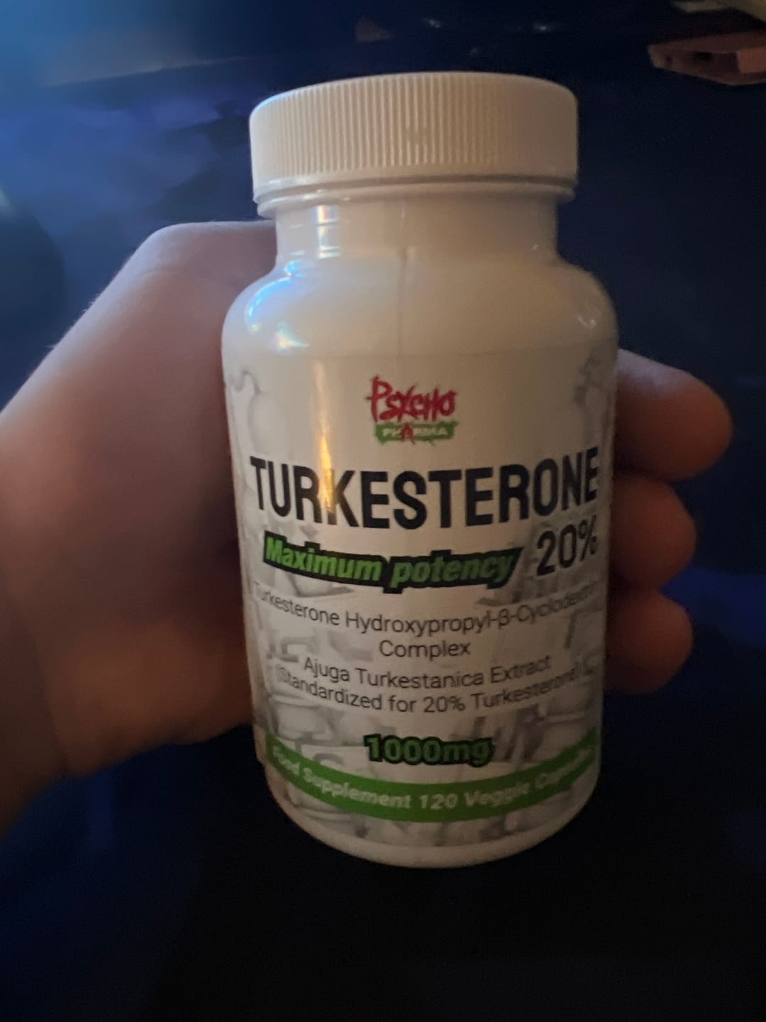 Customer photo review of Complexed Turkesterone 20% (1000mg)