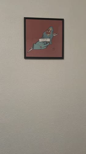 Customer photo review of Poster su cartoncino premium - Lontani ma vicini