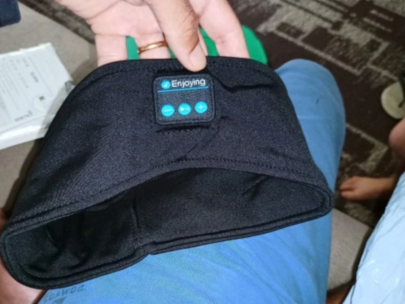 Customer photo review of SOUNDSLEEP HEADBAND™ - 50% OFF TODAY