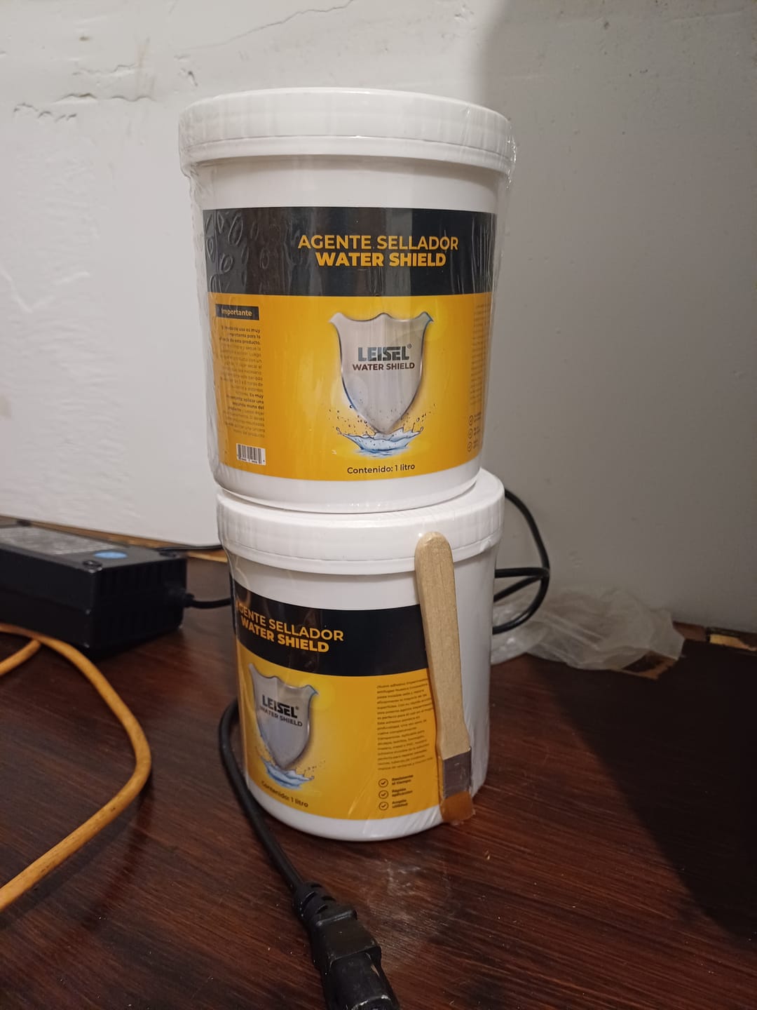 Customer photo review of Agente Sellador Water Shield Marca Leisel 1 Litro