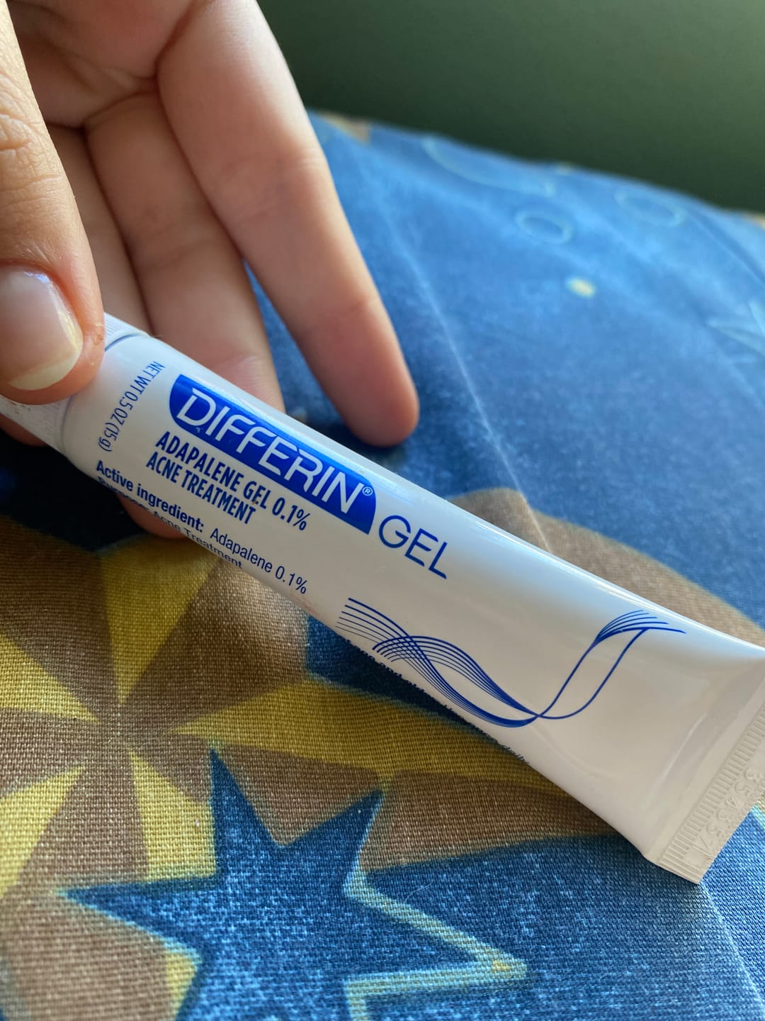 Customer photo review of Differin Gel Adapalene Gel 0.1% Acne Treatment 15g