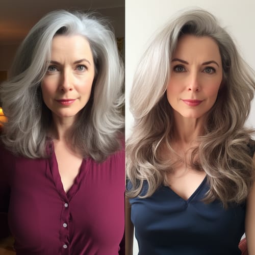 Customer photo review of Hair Growth Kit (2 month supply)