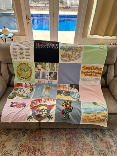 Customer photo review of Project Repat T-Shirt Quilt