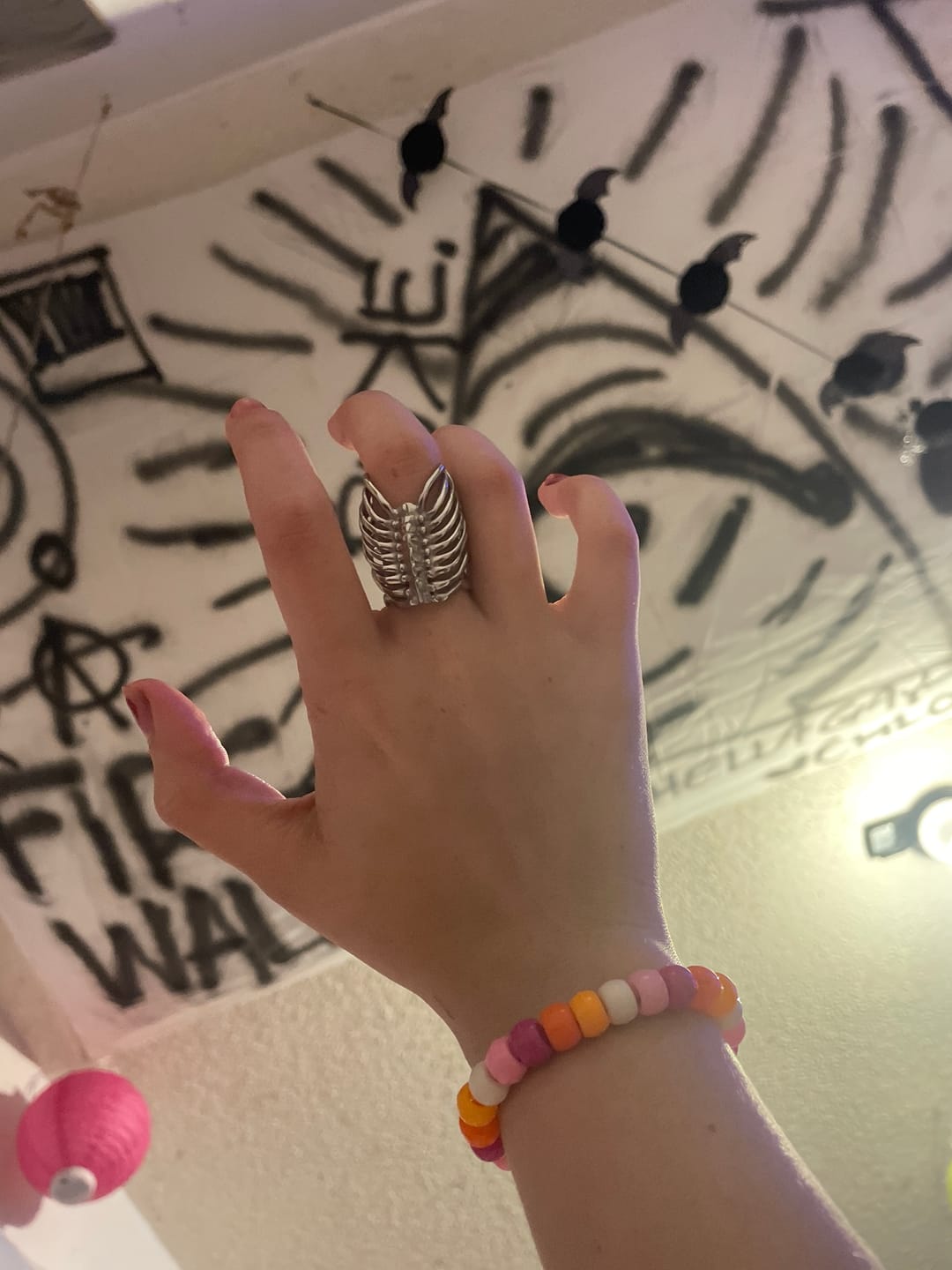 Customer photo review of RIBCAGE RING