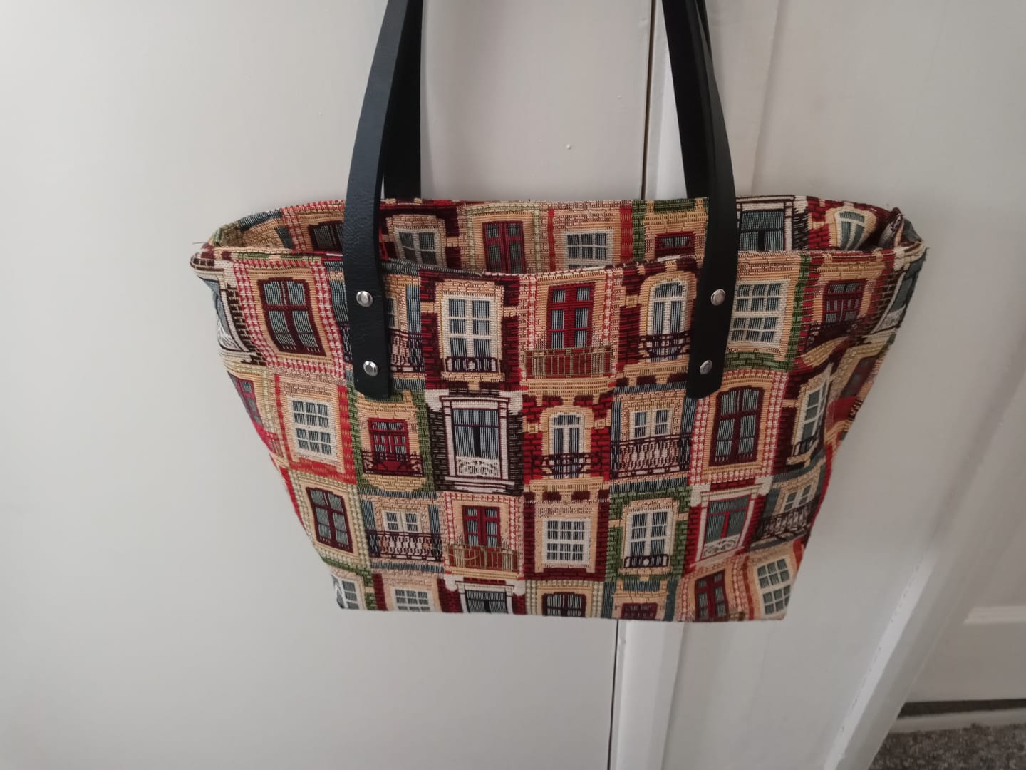 Customer photo review of Lisbon Houses Tapestry Fabric