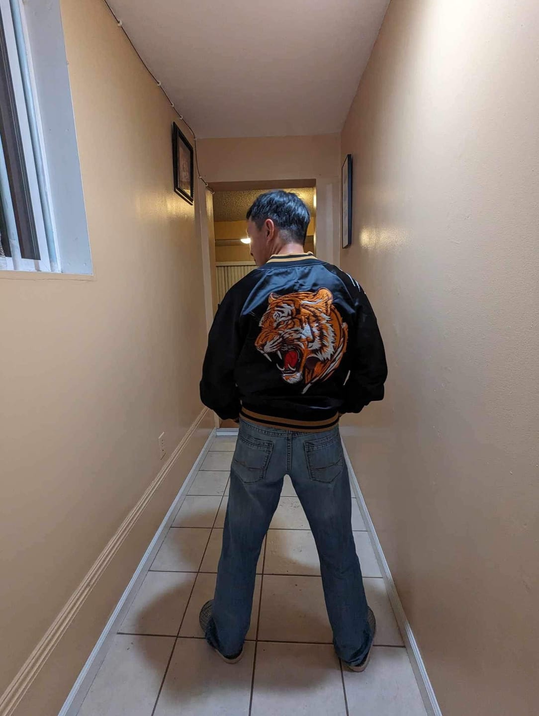 Customer photo review of Roaring Tiger Sukajan Souvenir Jacket