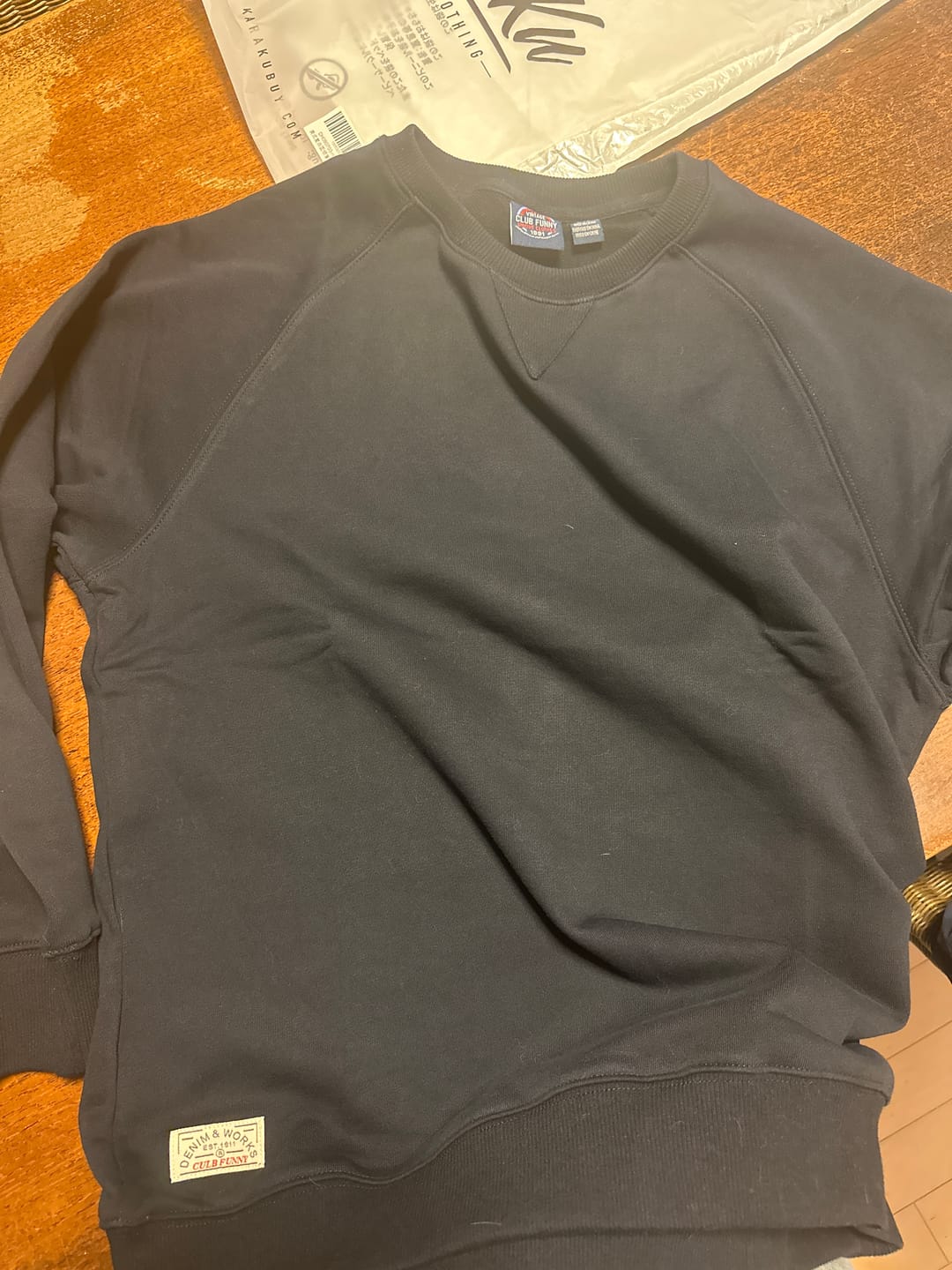 Customer photo review of アメカジヘビーウェイト海軍クルーネックスウェット