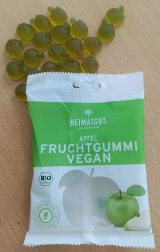 Customer photo review of Bio Fruchtgummi Grüner Apfel