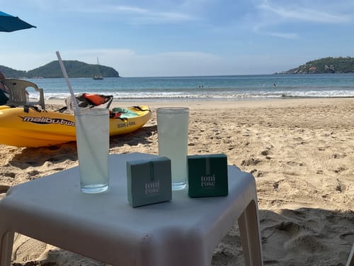 Customer photo review of Clarifying Peppermint & Tea Tree Shampoo Bar