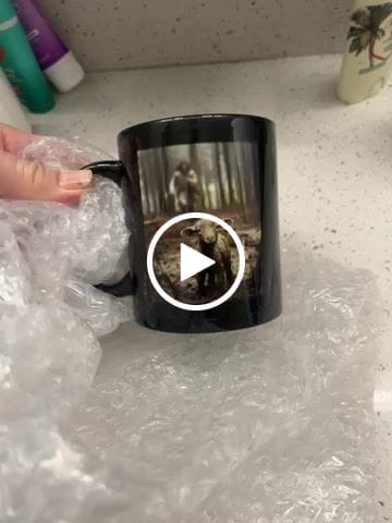 Customer video review of Jesus With The Sheep, Jesus Running After Lamb Coffee Mug