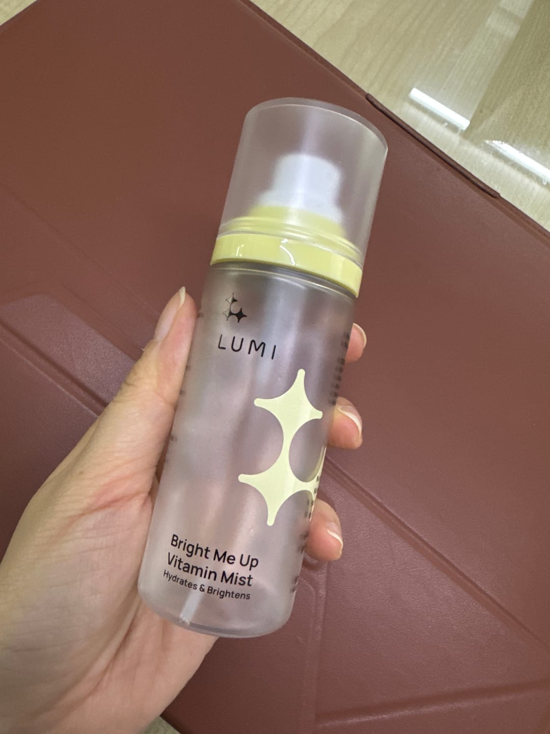 Customer photo review of Bright Me Up Vitamin Mist