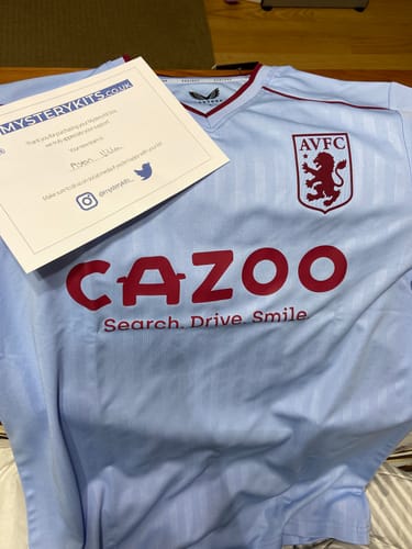 Customer photo review of Mens Mystery Football Shirt