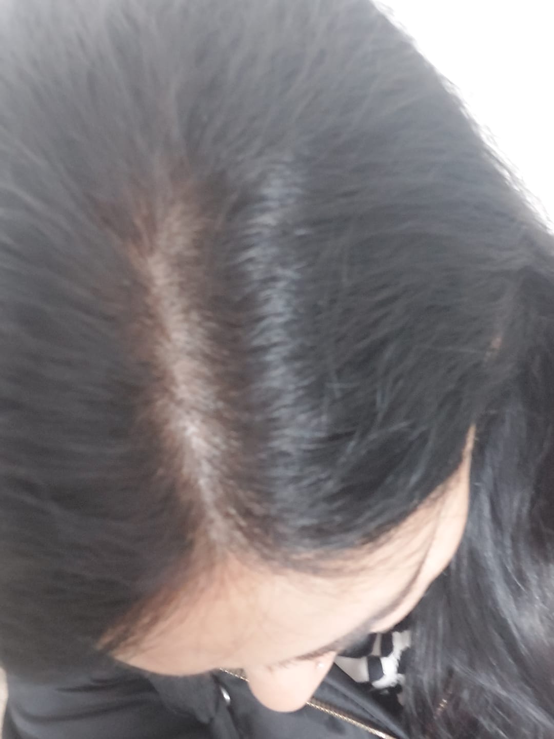 Customer photo review of Medium Brown 4.00 SacredHerbs Botanically Activated Gel Hair Color