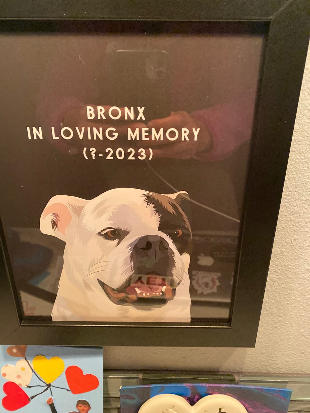 Customer photo review of Custom Memorial Pet Portrait