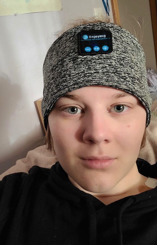 Customer photo review of SOUNDSLEEP HEADBAND™ - 50% OFF TODAY