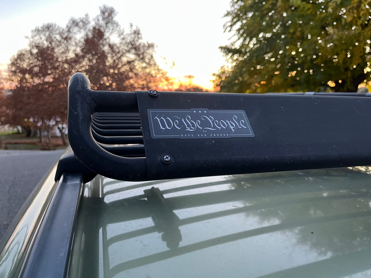 Customer photo review of We the People Decal
