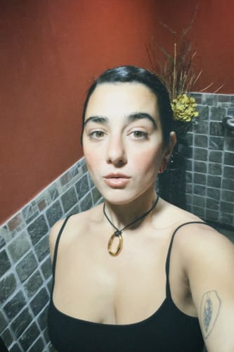 Customer photo review of Dolce Necklace - Gold