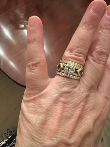 Customer photo review of Eternity Band Ring