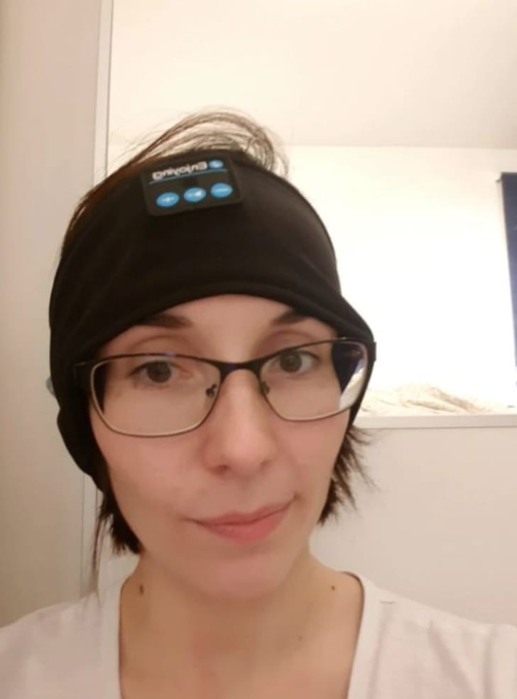 Customer photo review of SOUNDSLEEP HEADBAND™ - 50% OFF TODAY