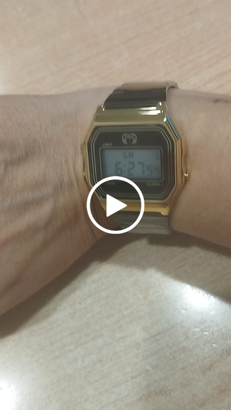 Customer video review of Reloj Digital Vintage ~ BlackGold