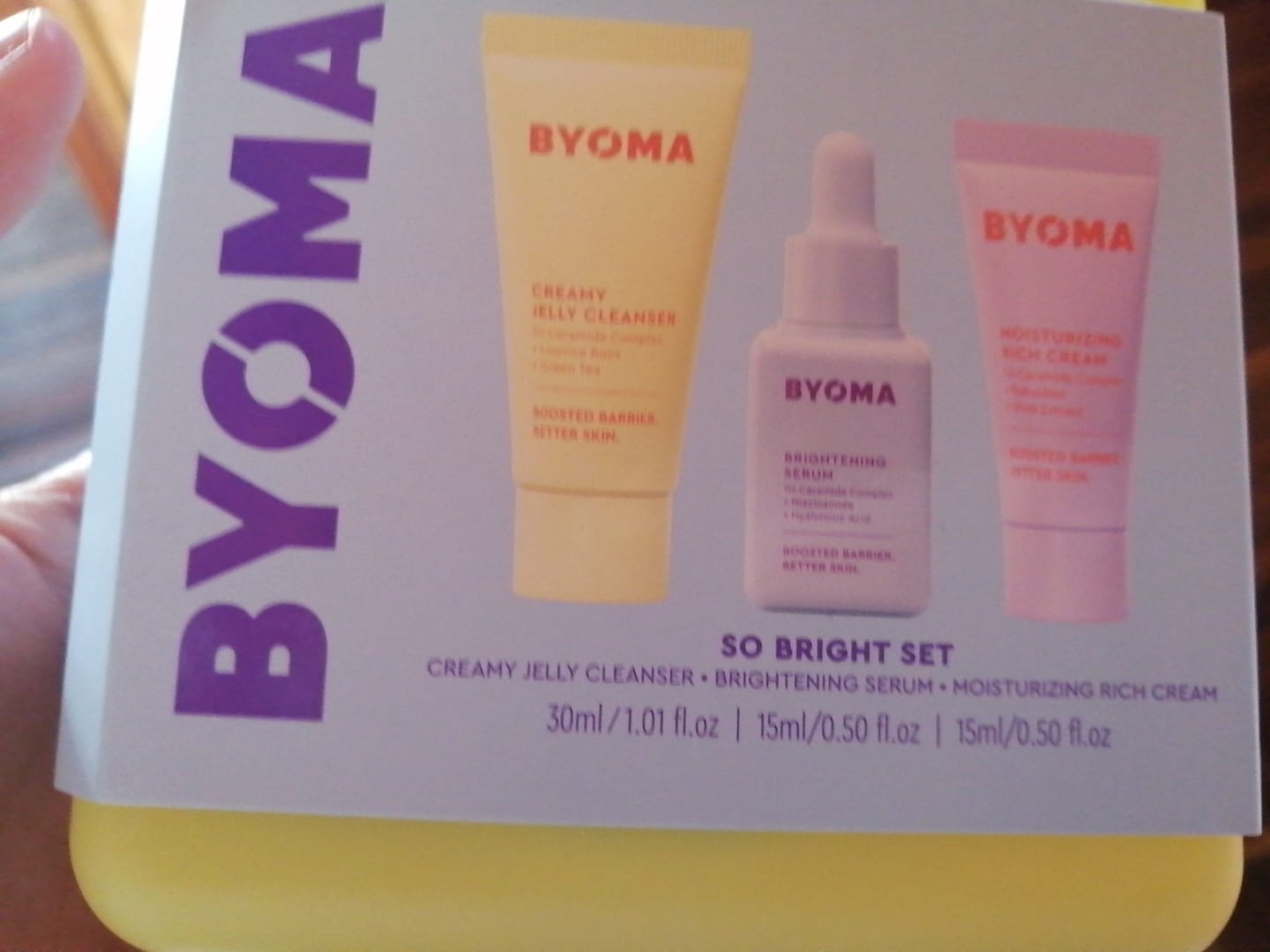 Customer photo review of SO BRIGHT SET