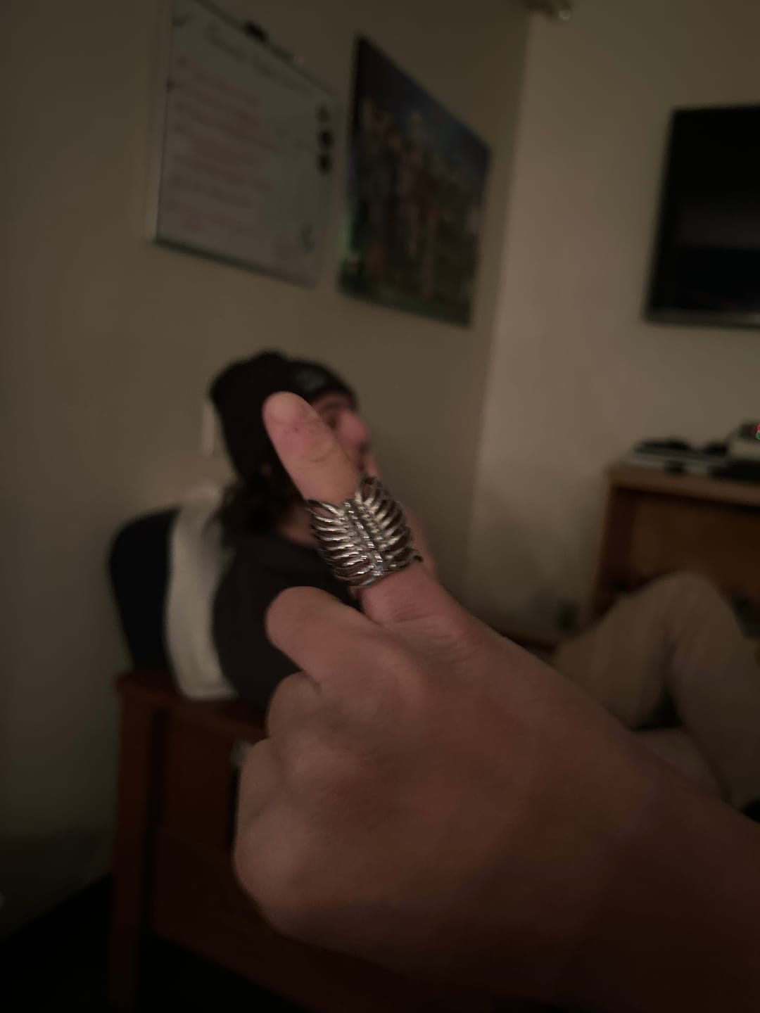 Customer photo review of RIBCAGE RING