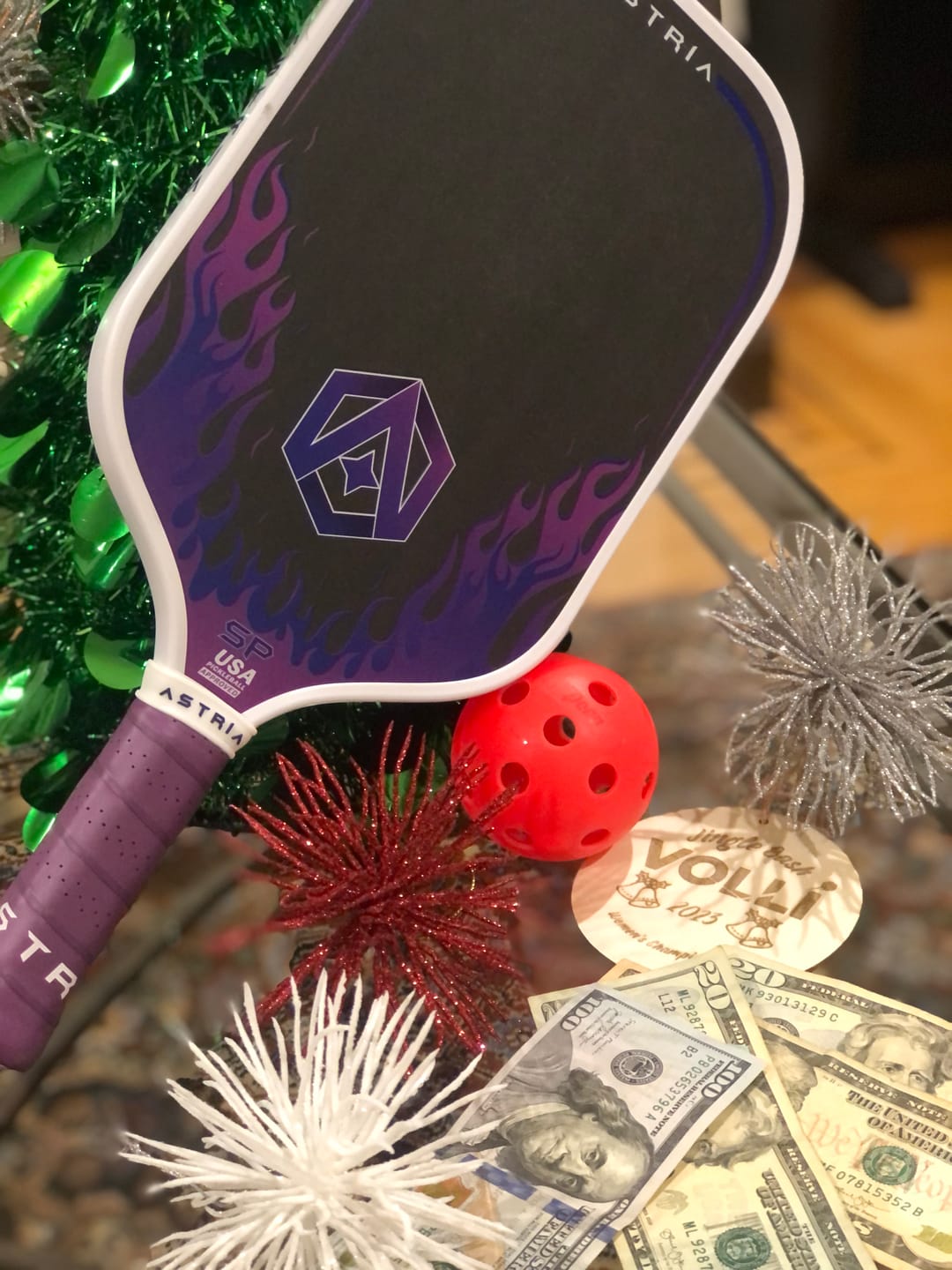 Customer photo review of Astria SP Pickleball Paddle