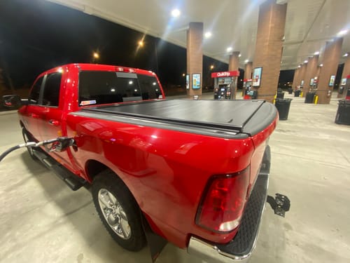Customer photo review of 2009-2024 Dodge RAM 1500 EZ Retractable Tonneau Cover (Non-Rambox)