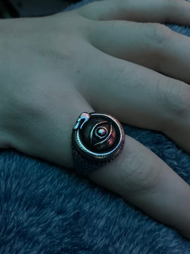 Customer photo review of Infinity Eye Ring