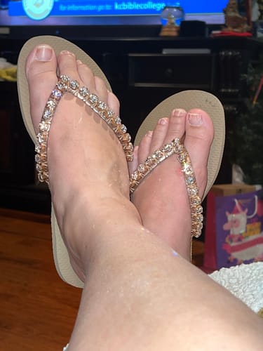 Customer photo review of Mrs. Perfect Flip Flops