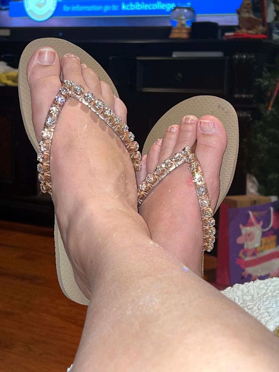 Customer photo review of Mrs. Perfect Flip Flops