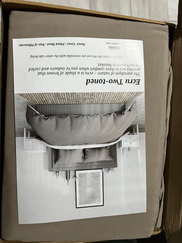 Customer photo review of Two-toned Ecru