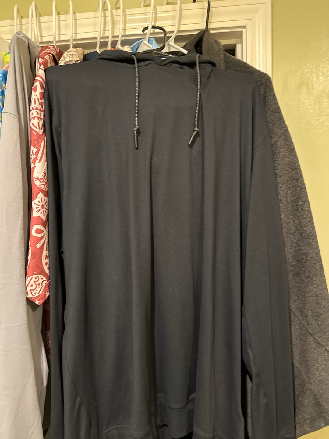 Customer photo review of Galaxy Black – Performance Hoodie