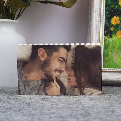 Customer photo review of פאזל לגו בהתאמה אישית