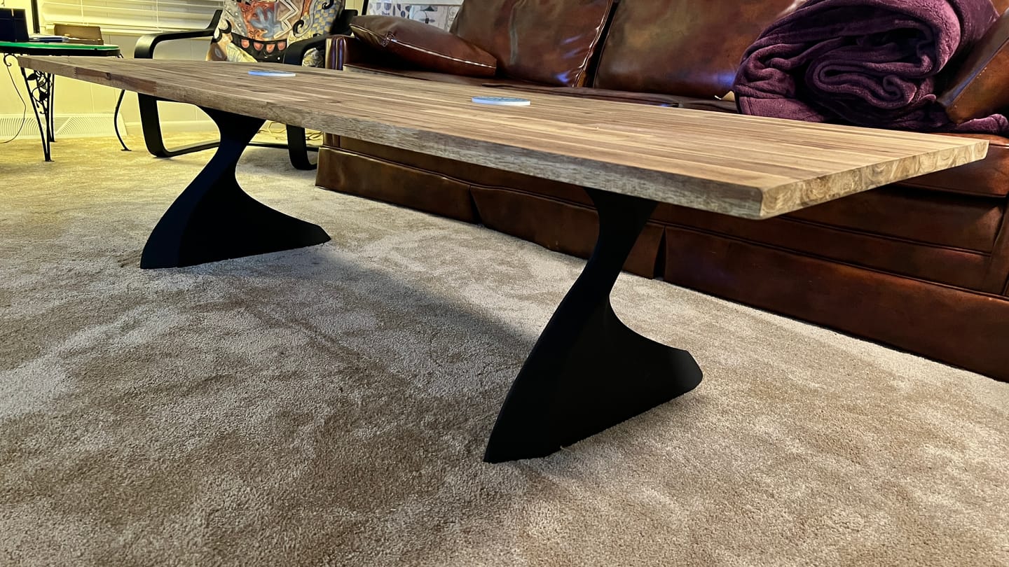 Customer photo review of Metal Bench Legs - 214 Botas - 20W, 16H inch