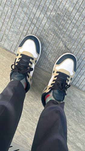 Customer photo review of ASH Navy Cream Men's casual sneaker
