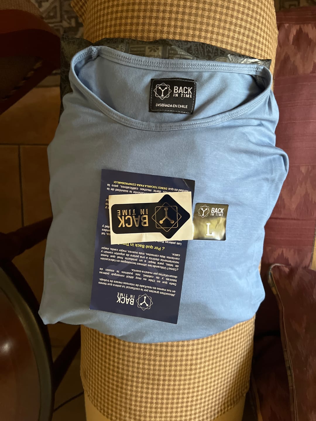 Customer photo review of Polera de Bambú Ultra Suave Back in Time