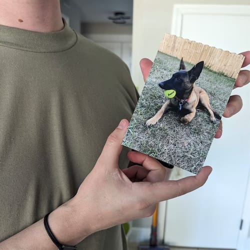 Customer photo review of פאזל לגו בהתאמה אישית